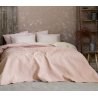 Κουβερλί Υπέρδιπλο Foglie Pink-Ivory Nima Home