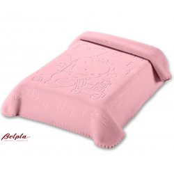 Κουβέρτα Βελουτέ Κούνιας Belpla 521 Pink