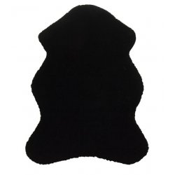 Γούνινο Χαλάκι Puffy fc9 Black 0,90x1,25