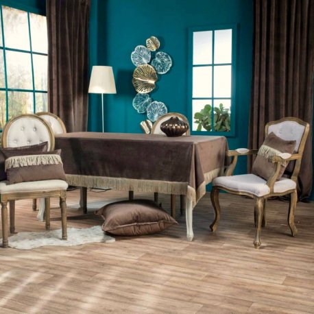 Τραπεζομάντηλο Βελούδινο Teoran Velvet 03 Brown